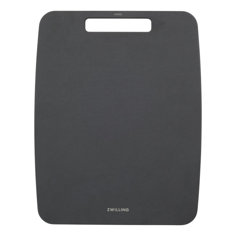 ZWILLING Plant Fiber 14.5-In X 11.25-In Cutting Board - Slate, 11.50" x 9", Black