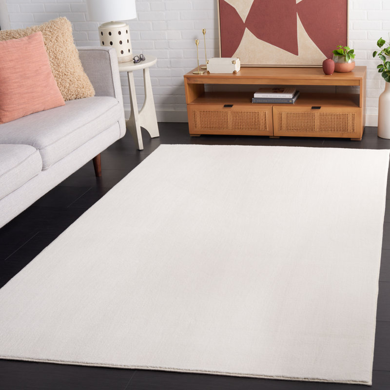 Birsen Area Rug in Ivory, Rectangle 4" x 6"