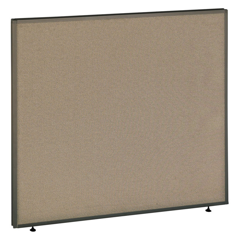 Cloison 1 panneau ProPanel Partition, Brun clair moisson / taupe, H 43 po x l 60 po x P 1,75 po