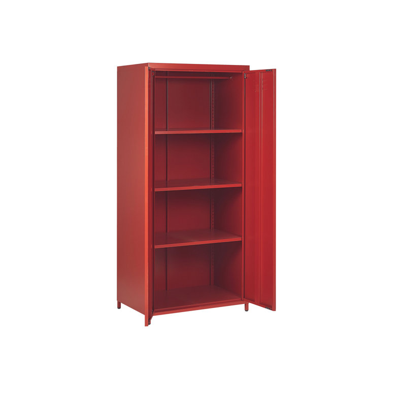 Flavius 1 -Door 4 -Shelf, Red