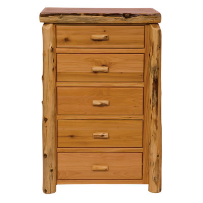 Cedar Five Drawer Chest by Fireside Lodge
