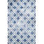 Tapis bleu marine en laine fait à la main Adelei-1800329731