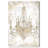 Fashion And Glam " Fashion And Glam White And Gold Chandelier " by Oliver Gal-50589846-50589854