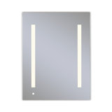 AiO Surface Mount Framed Medicine Cabinet with 3 Adjustable Shelves