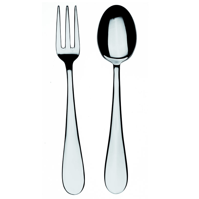 Ensemble de service BRescia (fourchette et cuillère), L 10 po x l 3,25 po, Calleuse