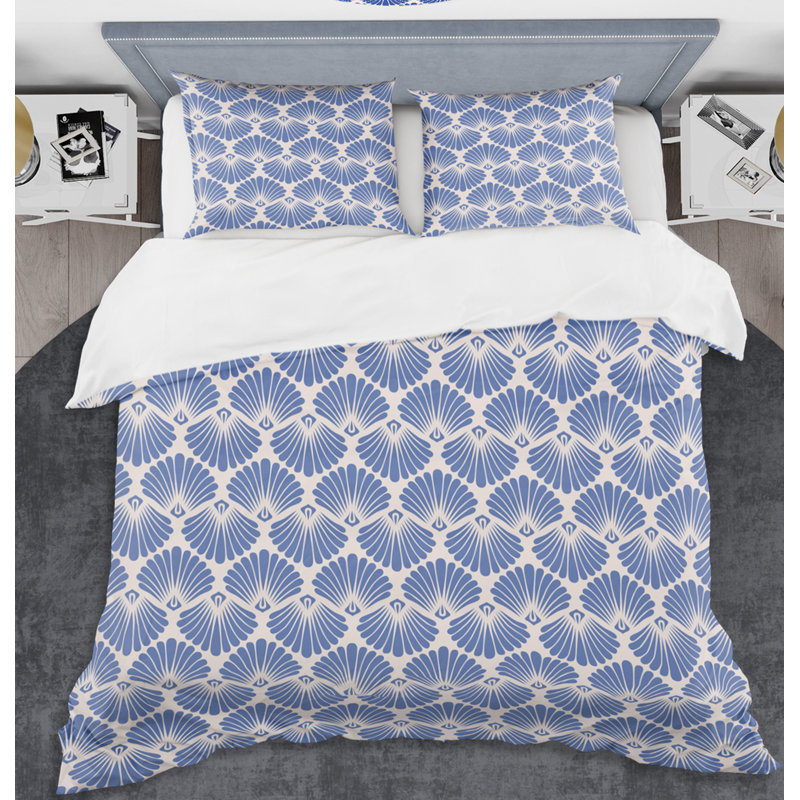 Retro Art Deco - Mid century bedding set - Modern Mid-century Bed cover set, King Duvet Cover + 2 Shams