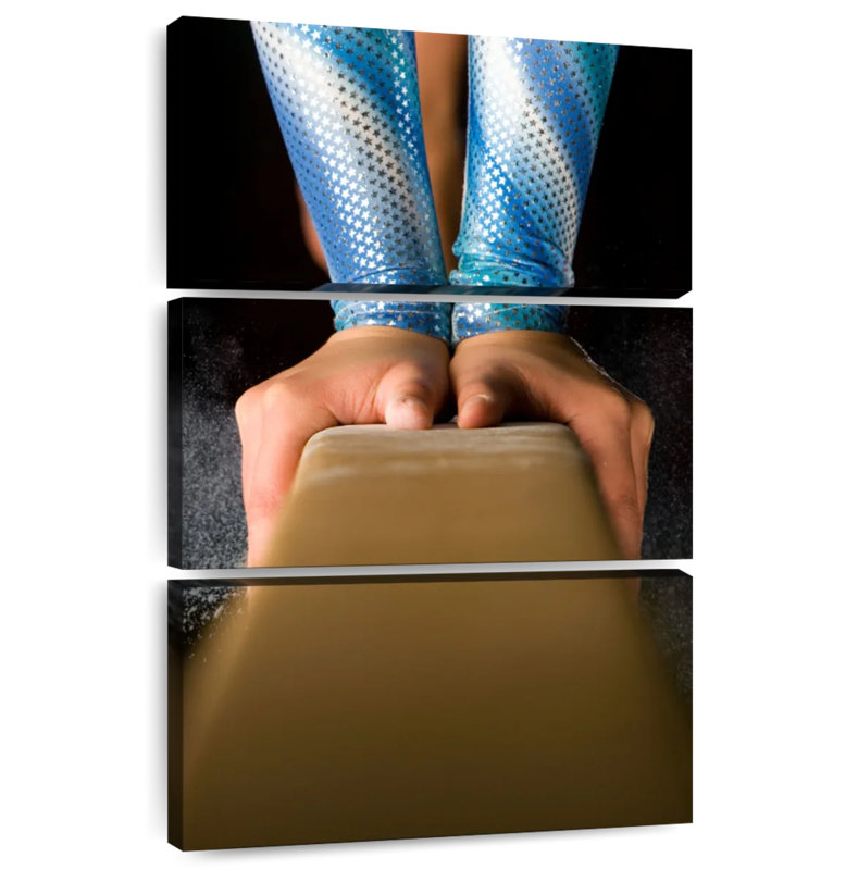Sireci Balancing Female Gymnast, 32" H x 20" W