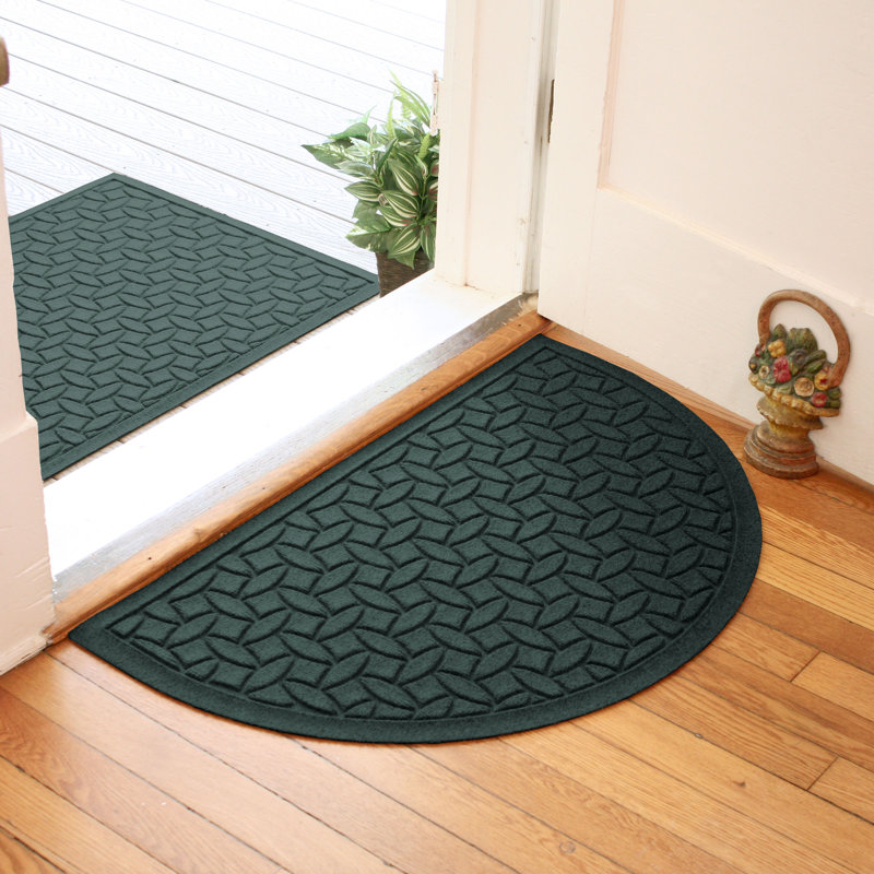 Tapis de porte intérieur antidérapant WaterHog Elipse, Evergreen, Rectangle 1 pi 11 po x 2 pi 11 po