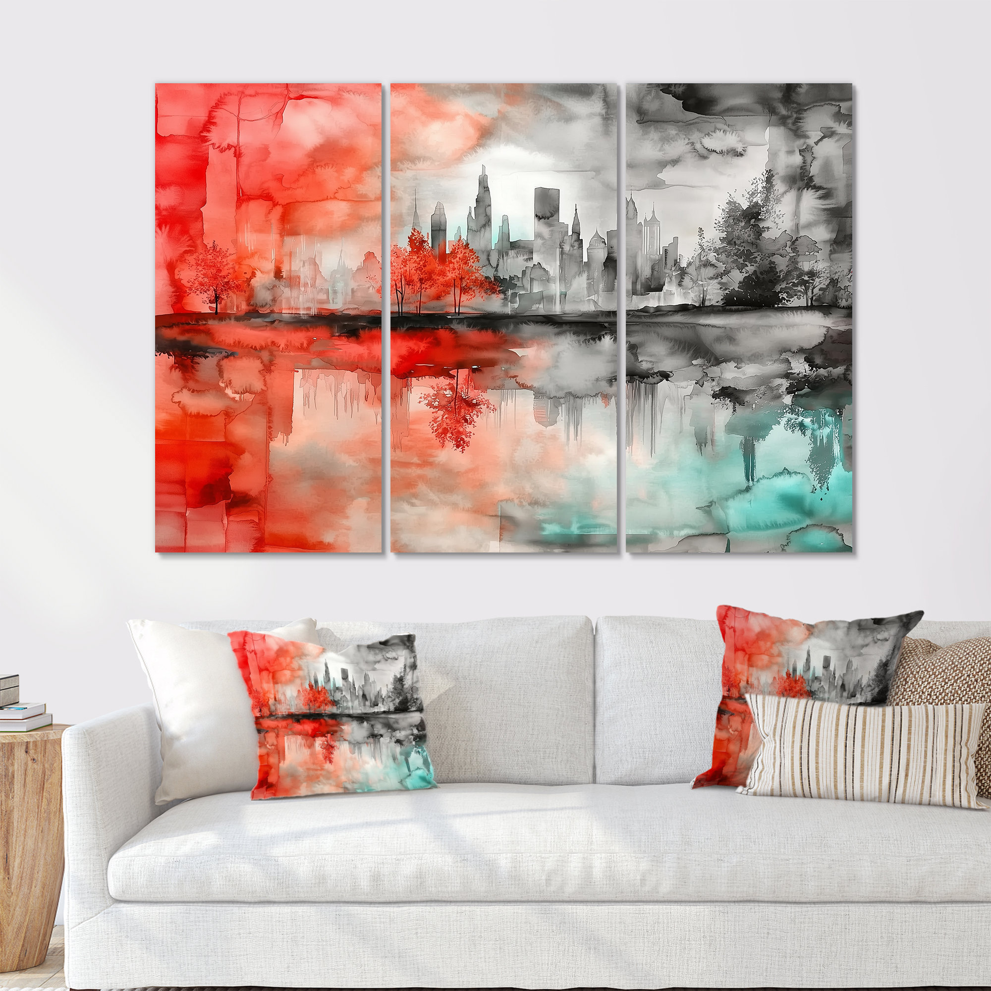 East Urban Home Urban Oasis In Autumn Cityscape II - New York City Wall ...