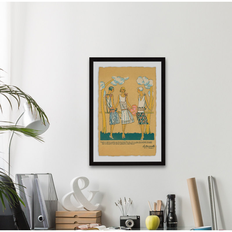 Summer Dresses - Single Picture Frame Painting, 61cm H x 41cm W x 4cm D