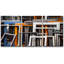 Cadre photo multicolore, collage, paysages urbains, photographie, art moderne, décor urbain-102298190-102298191