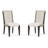 Extendable Trestle Dining Table With 2 Side Chairs 2 Upholstered Side Chairs Sideboard And Display Cabinet-97789903