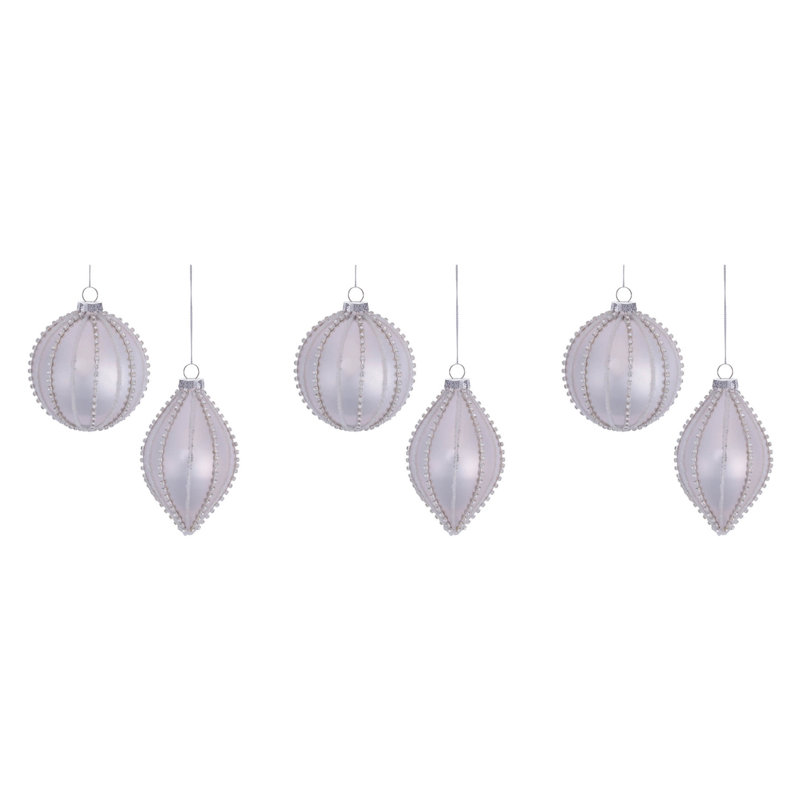 Boules en verre (ensemble de 6)