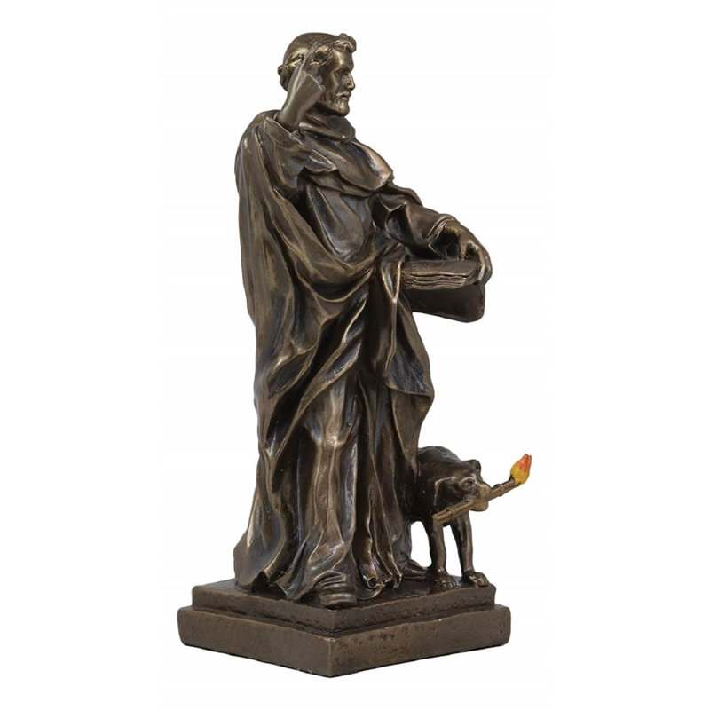 Catholique priest saint dominic de osma avec hound pour chien religieux Taliaferro
