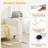 Overbed Bedside Table With Wheels, Adjustable Hospital & Home Use Bed Table, Rolling Laptop Table, Mobile Standing Desk-1156040693