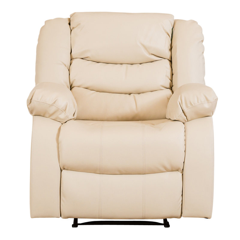 Vada 100cm Wide Wall Recliner Standard Recliner, Cream