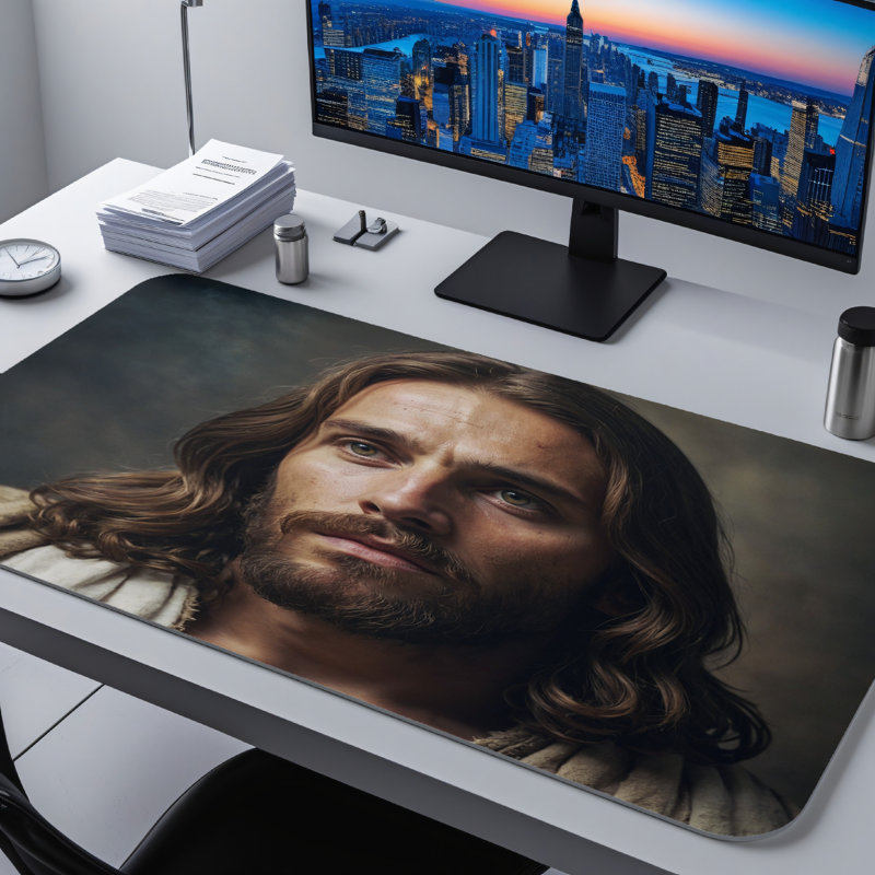 Polyester Desk Pad, 14.4x12.1