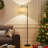 Adjustable Floor Lamp With 3 Color Temperatures, Rotating Shade, And Pedal Switch For Living Room, Bedroom, Office, And Classroom - Includes 9W LED Bulb