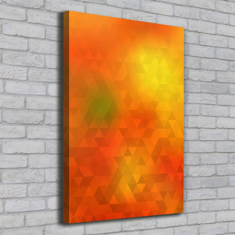 Abstraction Triangles - Wrapped Canvas Print