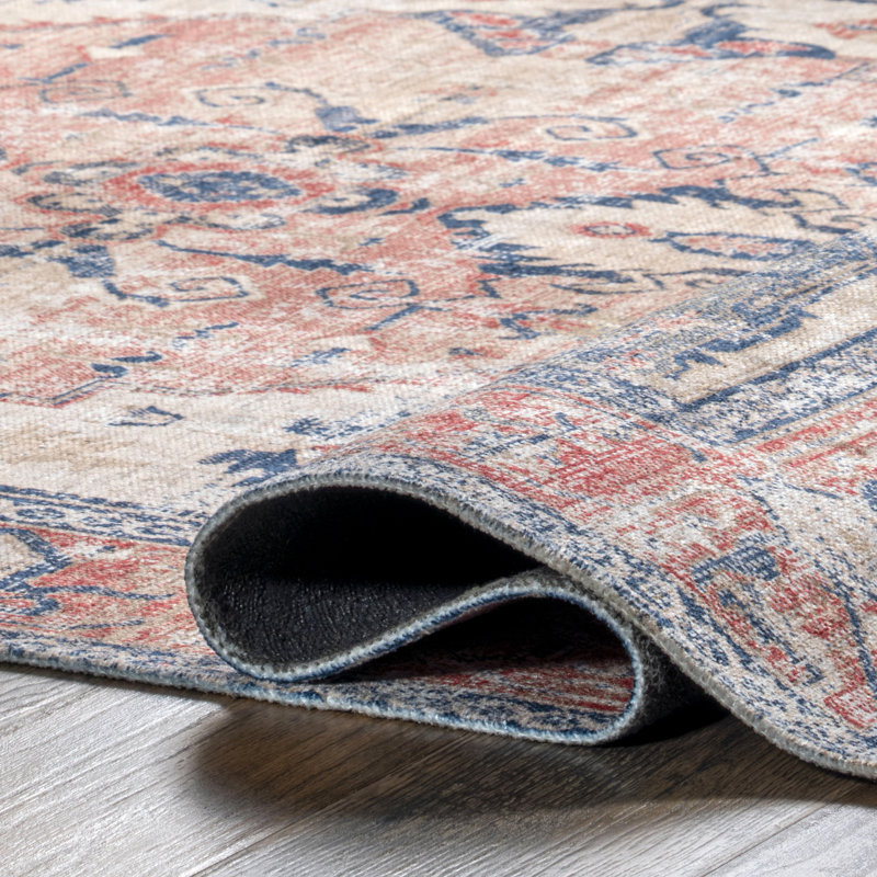  Tapis persan à franges Larkspur, Rectangle 4 pi x 6 pi