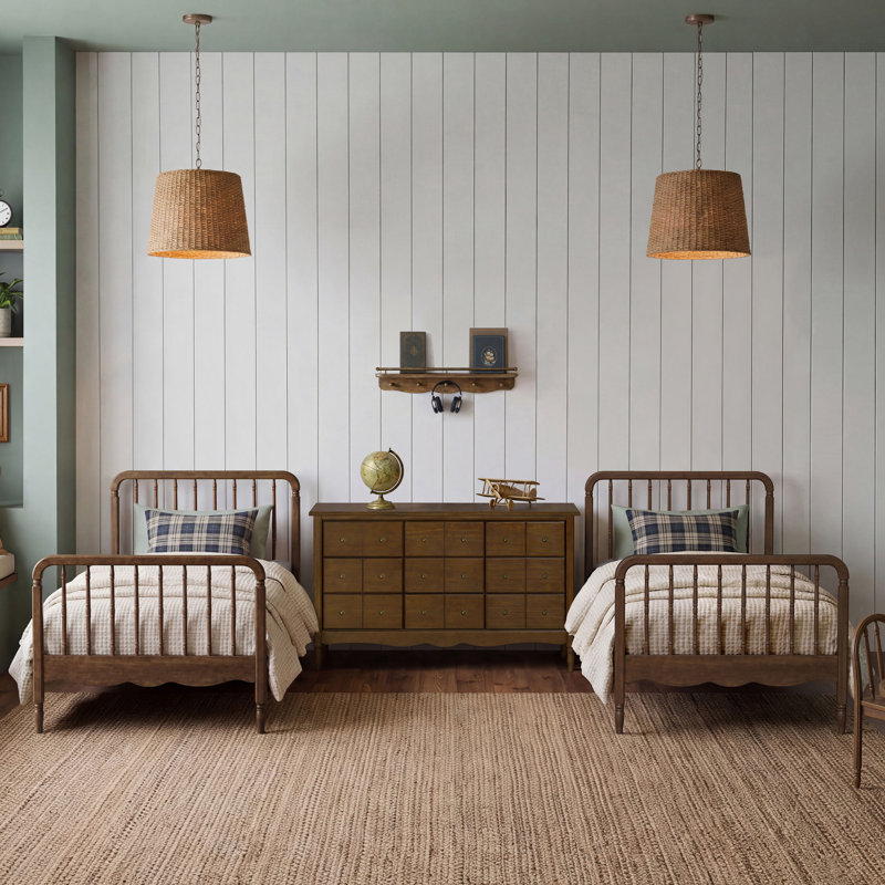Liberty Bed, Twin, Natural Walnut