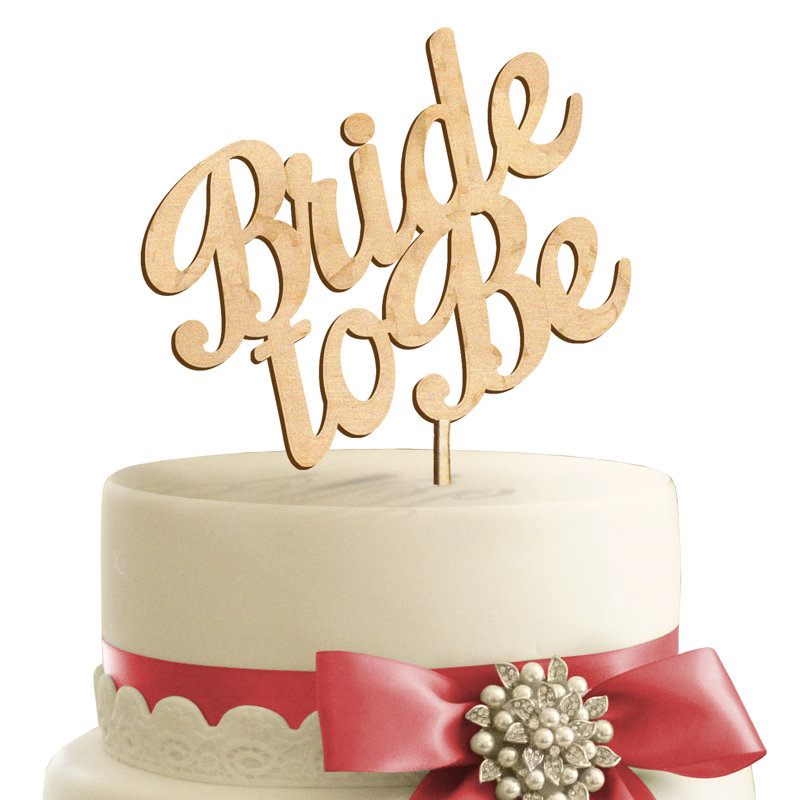 Bride To Be Cake Topper, Or