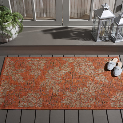 Tapis d'intérieur / extérieur floral Marpain Performance