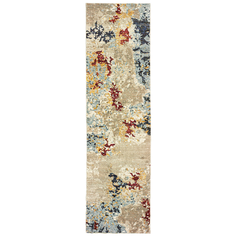 Knox Abstract Indoor Rug, Runner 2'6" x 12'
