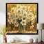 Fleurs jaunes et blanches - jonquilles - décoration murale jonquilles-817250959-817250956