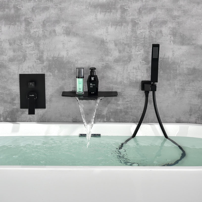 1 Handle Wall Waterfall Faucet with Diverter