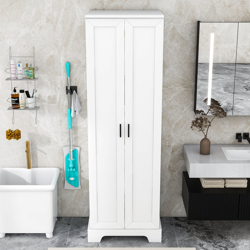 Xzavyer Bathroom Cabinet, White