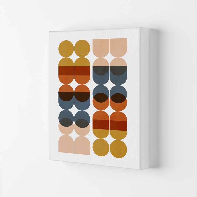 Mid Century Modern B Original - Print, 42cm H x 30cm W x 1cm D, No Frame