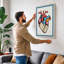 Anatomical Heart Diagram Modern - Wrapped Canvas-198935222-198935217