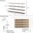 72" Long Floating Bookshelf With Adjustable Brackets, 10" Deep Real Wood Boards, Living Room & Office Storage Shelf, Multi Tier Wall Shelving Unit, Rustic And Boho Decor, Wall Mounted, Home Organization Shelf, 4 Tier, Burnt-1969592002
