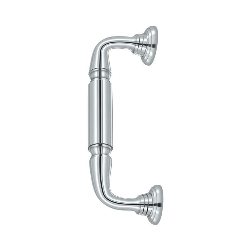 Brass Shutter / Door Accessory, Bright Chrome