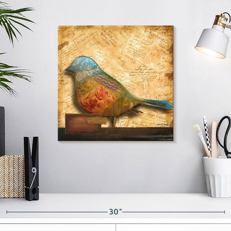 Brampt oiseau de collage I
