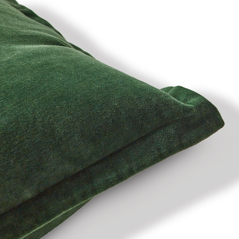 Dannis Throw Pillow Cover, Fern Green