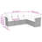 Vidaxl Garden Sofa Set Black, Cream White