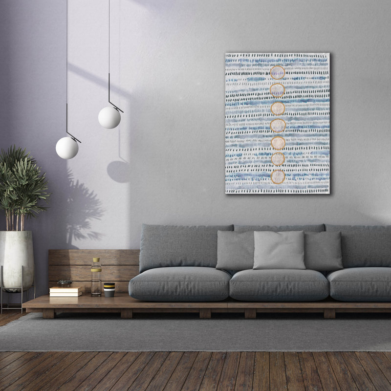 Toile épique Graffiti «Aligné» par Lori Arbel, 40 po x 54 po