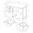 Metal Base Writing Desk