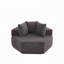 Méridienne simple 54 po modulaire hexagonale avec revêtement en chenille-133064715-133064713