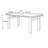 Solid wood minimalist high-end dining table-629784655