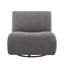 Fauteuil d'appoint pivotant rembourré Nita-107364820