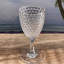 Verres à vin en plastique taille diamant-115721599