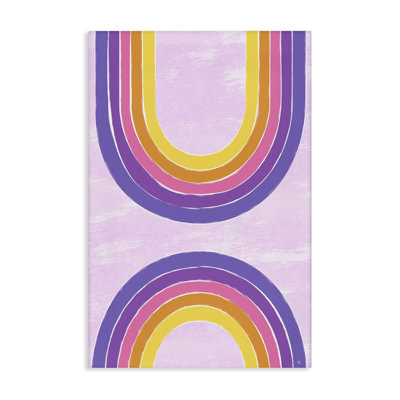 Art mauve arc-en-ciel mauve par Martina Pavlova