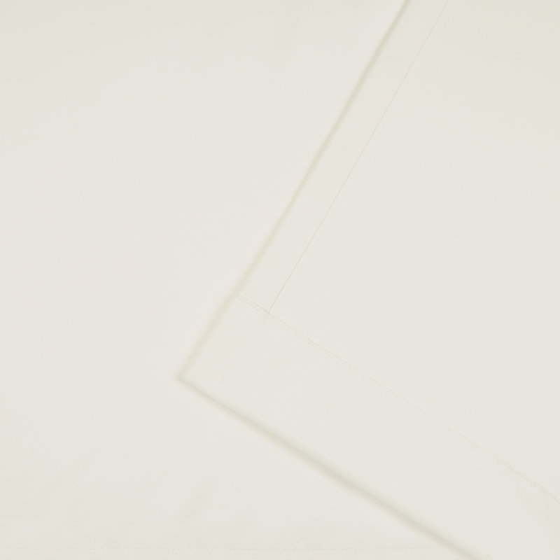 Kennith Sateen Room Darkening Curtain Pair, 52" W x 84" L, Ivory