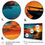 Coucher de soleil sur le coucher de soleil, art mural minimaliste côtier-2142630012-2142630014