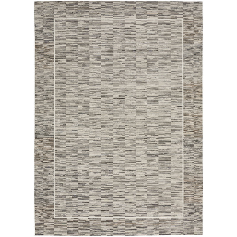 Akihiro Machine Woven Grey Indoor Rug, Rectangle 239 x 300cm 