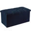 Banc de rangement rembourré à couvercle rabattable-415682557