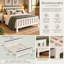 Solid Pine wood Shanghai Marcus Bed Frame-62641843